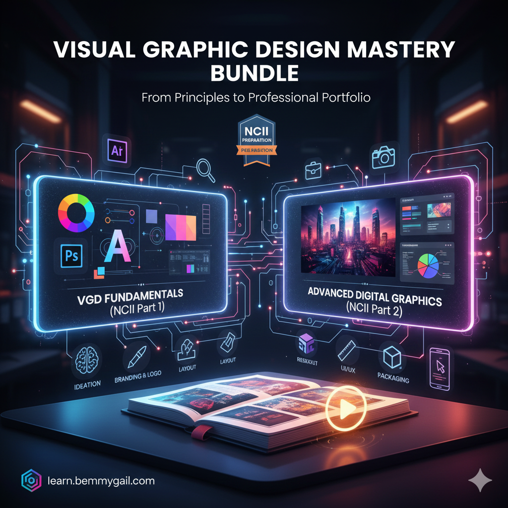 Professional Bundle: Visual Graphic Design Mastery (NCII Preparation)