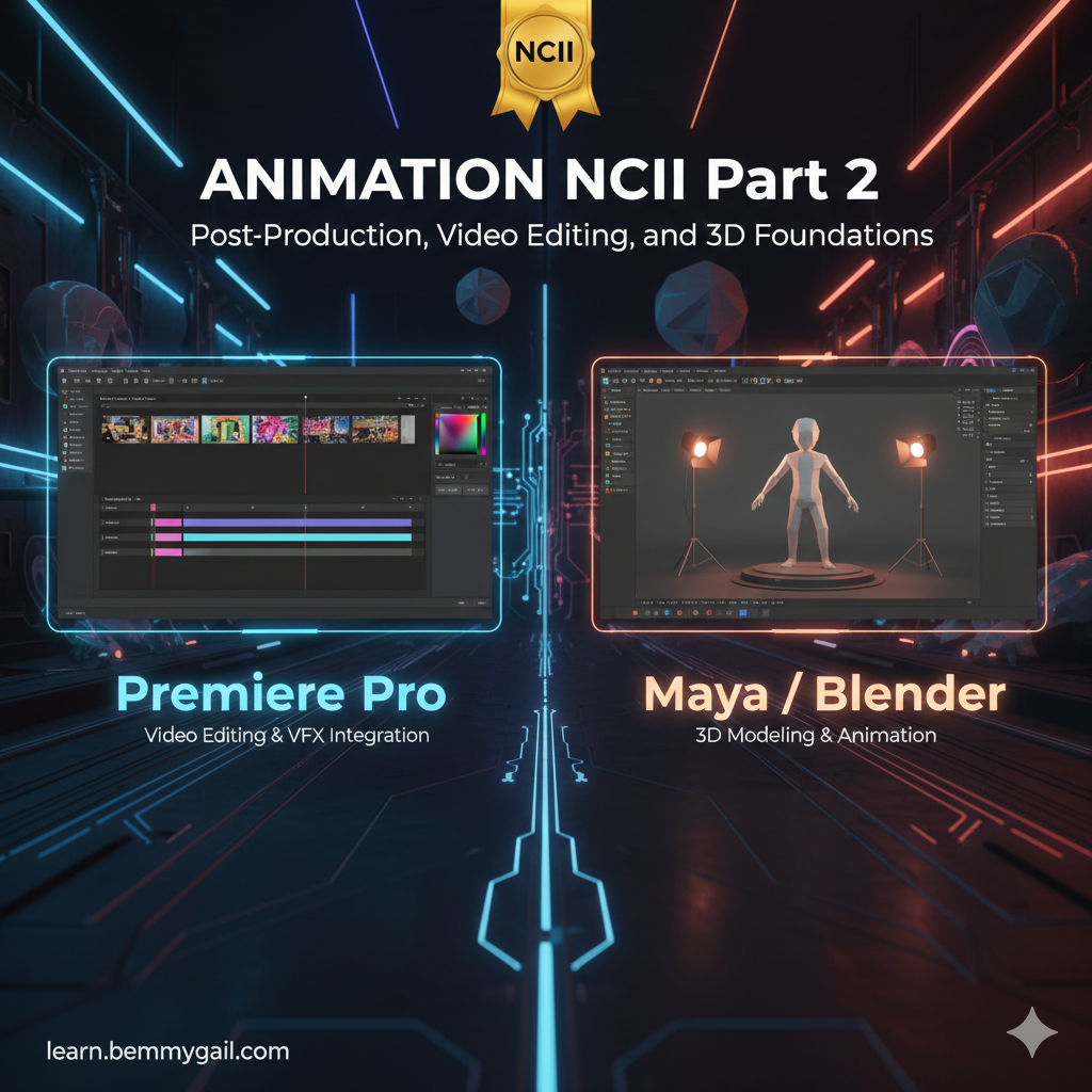 Animation NCII Part 2: Video Editing and 3D Foundations
