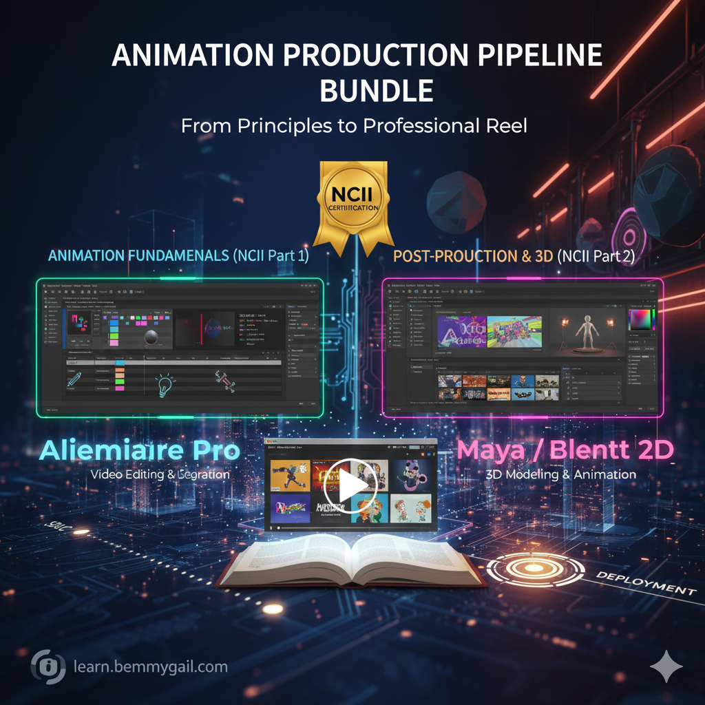 Professional Bundle: Complete Animation Production Pipeline (NCII)