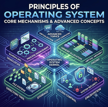 Principles of Operating Systems: Core Mechanisms to Advanced Concepts